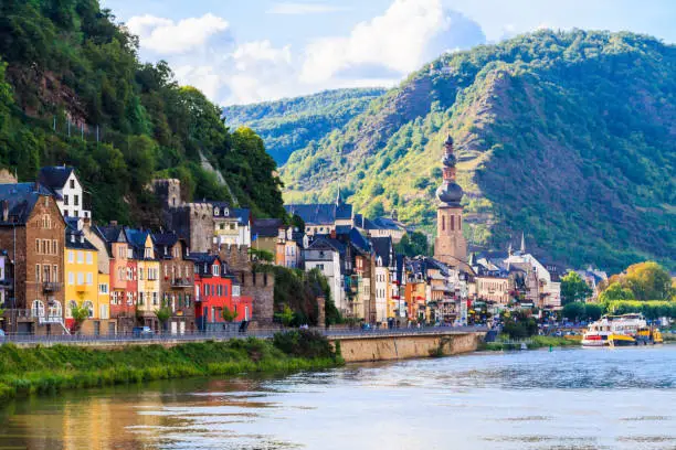 Photo of View of the wine town Cochem at the Moselle in Germany