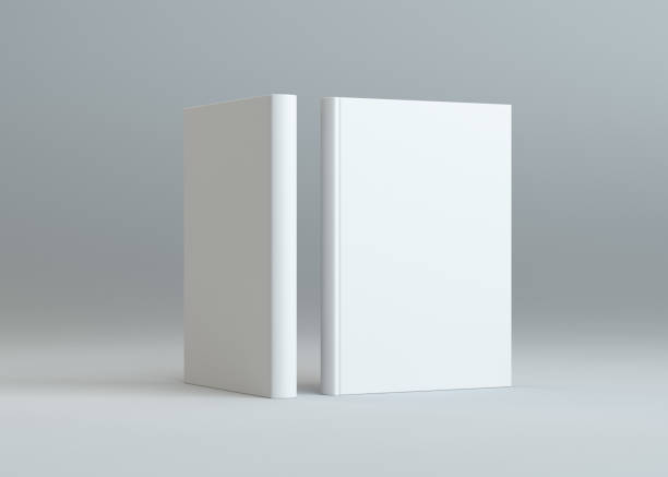 istock Mock up blank books, on gray background 908675606