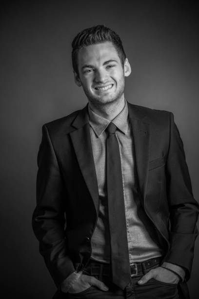 istock Portrait of a smart man 908675934