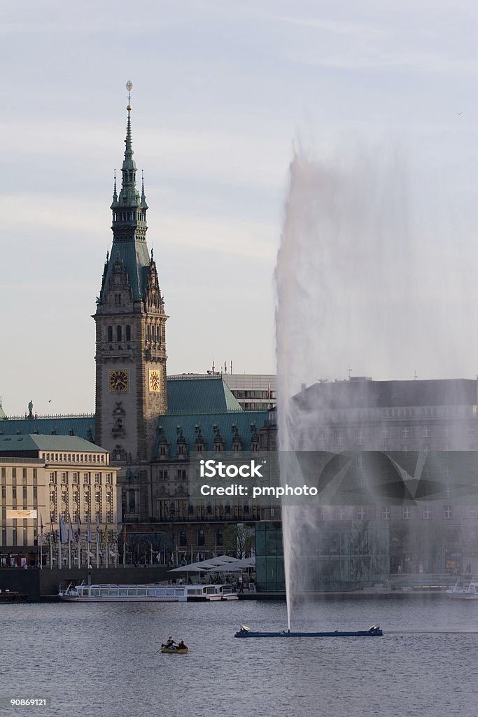 City Hall Hamburg, Germany - Lizenzfrei Außenaufnahme von Gebäuden Stock-Foto