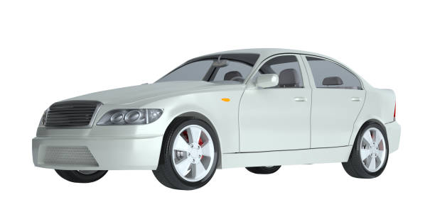 istock Generic brandless sports car 908692460