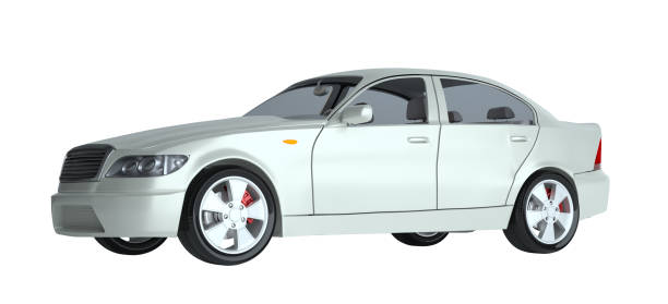 istock A CG render of a generic luxury sedan 908692518
