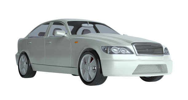 istock Generic brandless sports car 908692656