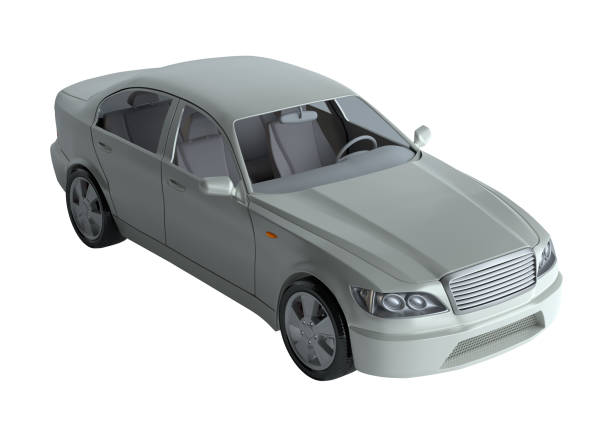 istock Generic brandless sports car 908692786