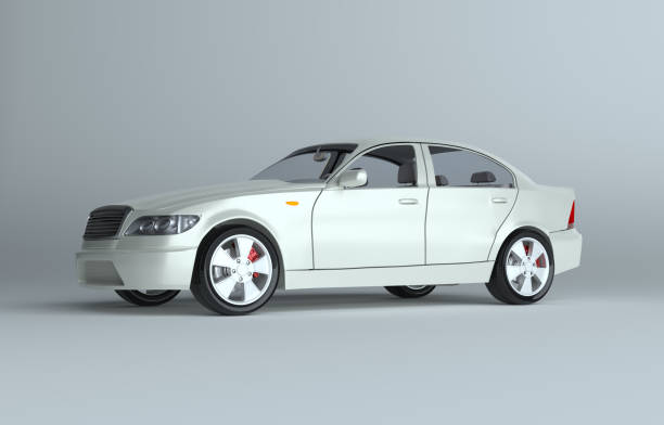 istock A CG render of a generic luxury sedan 908692836