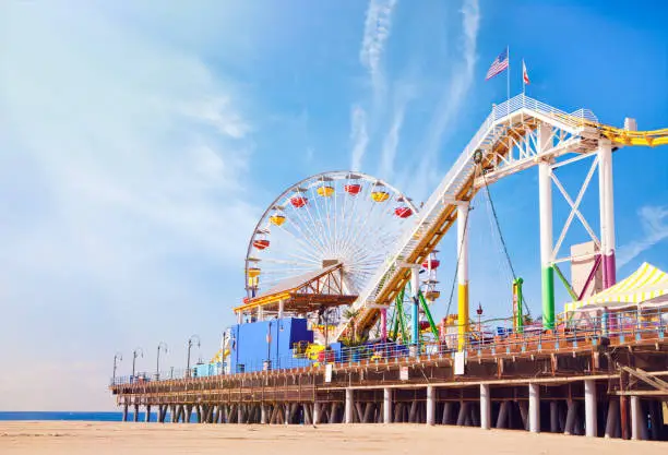 Photo of Santa Monica Pier in California