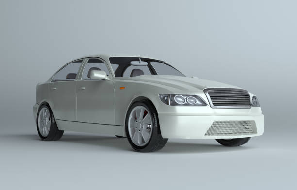 istock 3d rendering of a brandless generic car 908693056