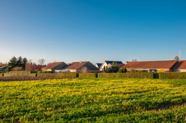istock Countryside town in Denmark 908696578