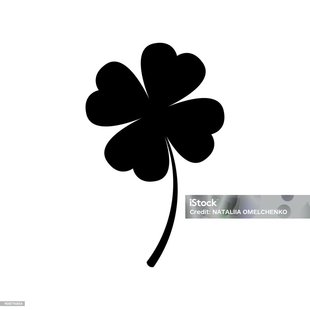 Four leaf clover icon Four Leaf Clover stock vector