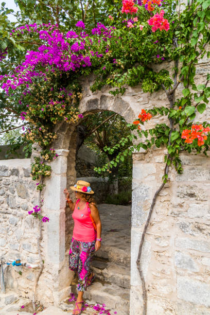 istock A woman tourist wondering around in Datca streets 908723372