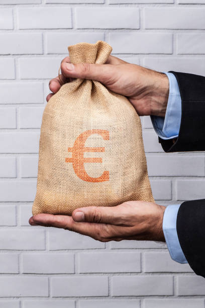 istock Big Money Sack Red Euro 908729674
