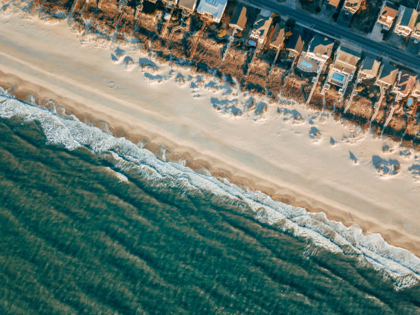 Aerial of view of beach