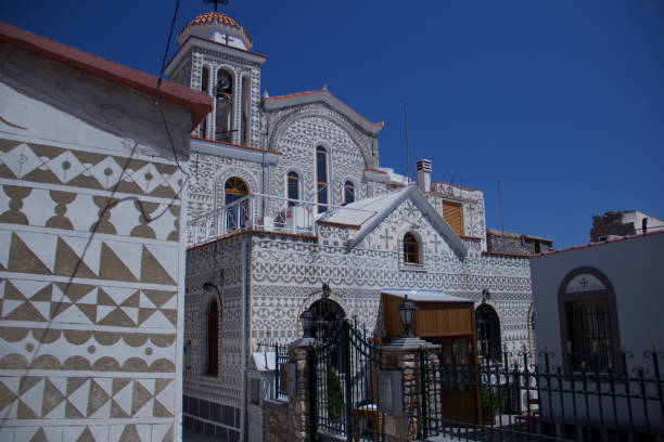 istock Landscape in Chios island and historical villages 908764668