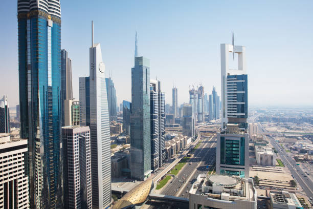 istock View Of Sheikh Zayed Road 908795074