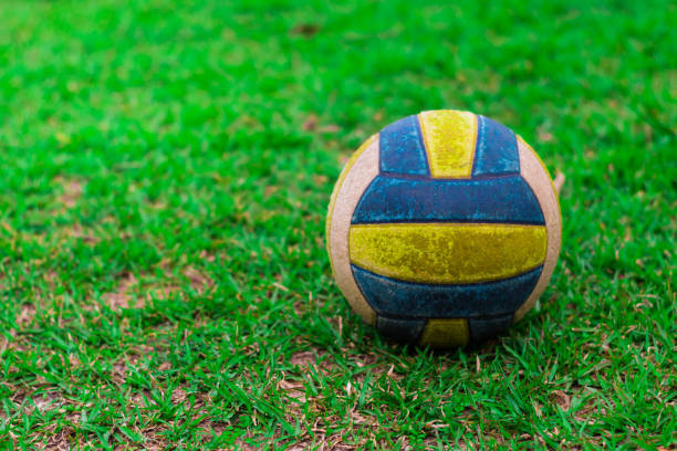 istock Close-Up Of Ball On Field 908808576