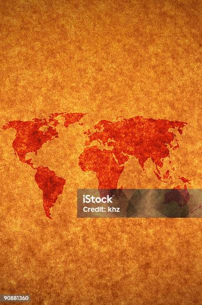 Mappa Del Mondo - Fotografie stock e altre immagini di Affari - Affari, Affari internazionali, Africa
