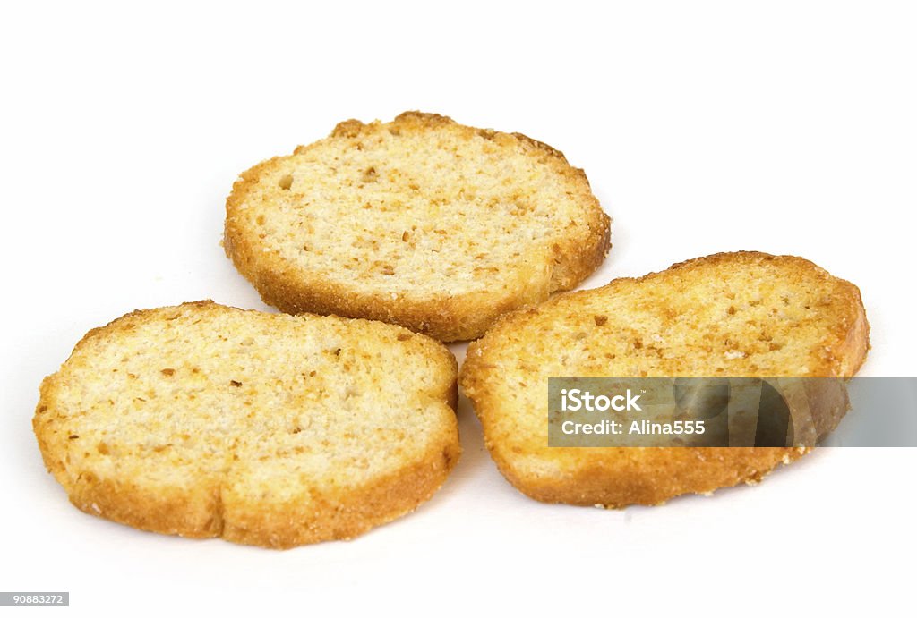 Włoski tosty na białym - Zbiór zdjęć royalty-free (Bruschetta)
