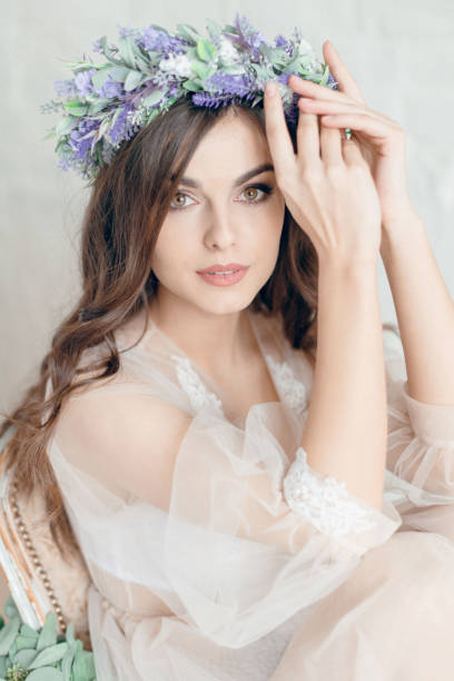 istock young girl in beautiful dress posing in studio 908837244