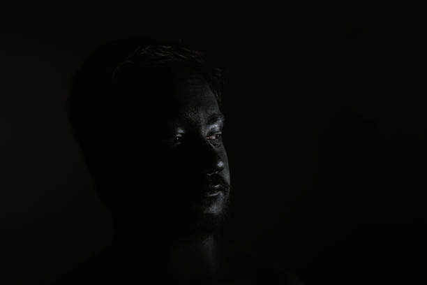 istock Portrait of a man with creative art make-up 908842966