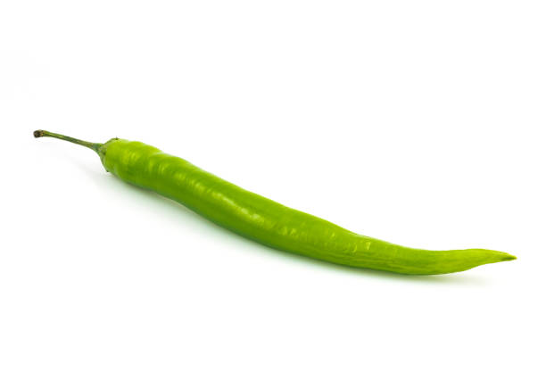 istock Green chili pepper isolated 908843880