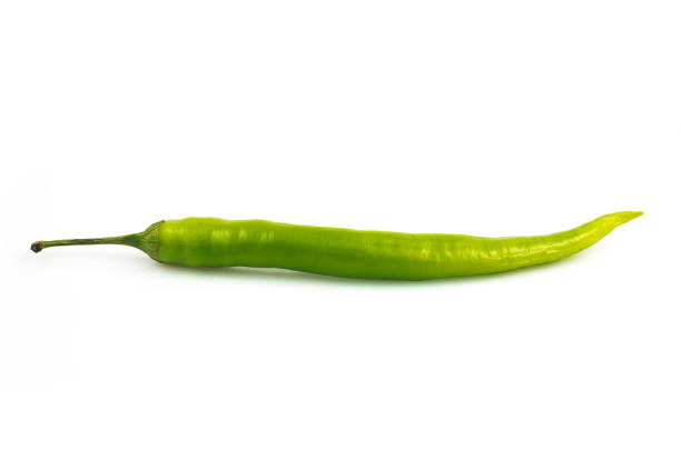 istock Green chili pepper isolated 908843884