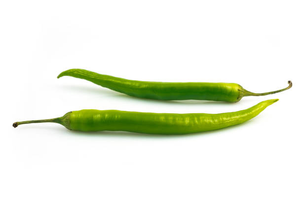 istock Green chili pepper isolated 908843898
