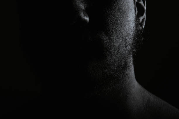 istock Portrait of a man with creative art make-up 908844150