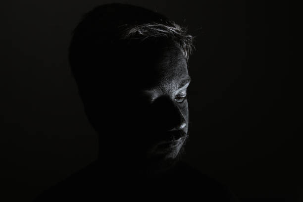 istock Portrait of a man with creative art make-up 908850442