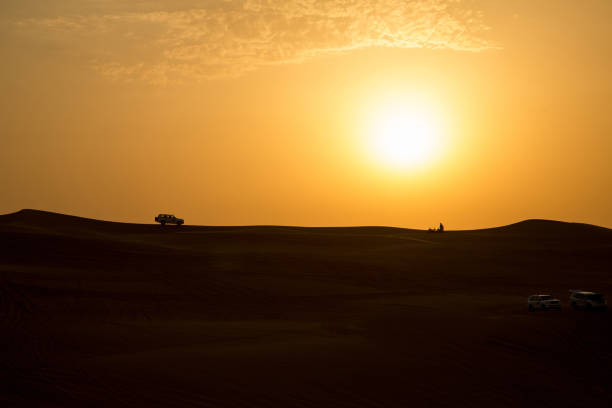 istock Sunset in dessert of Dubai 908856578