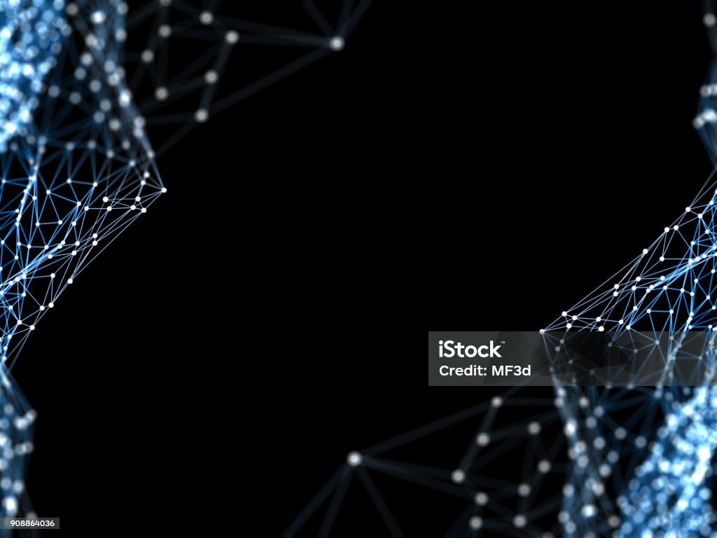 Abstract Digital Communication Abstract Digital Network Communication Stock Photo - Download Image Now ...