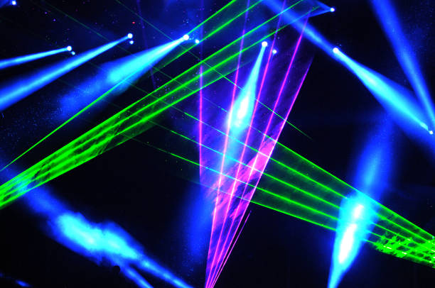 istock Laser show at a live concert 908871144