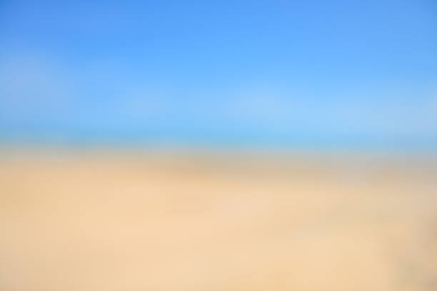istock Blurred background of Nature scene tropical beach and blue sky 908891390