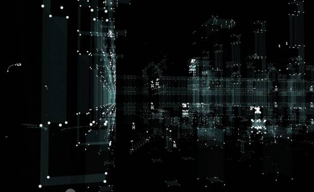 istock Hologram futuristic interface city 908891480