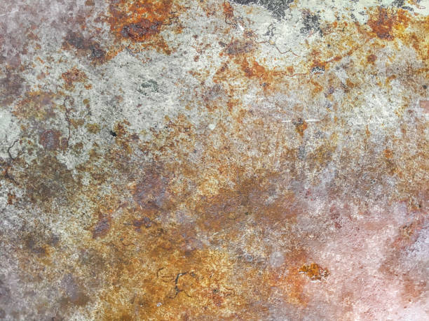 rusty metal textured background - metal rusty textured textured effect imagens e fotografias de stock