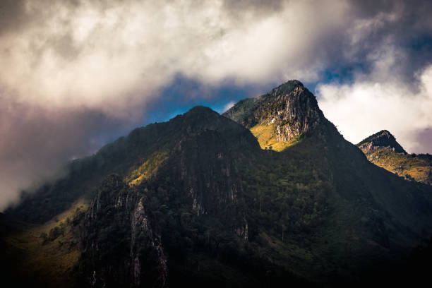 istock chiangmai thailand nature landscape : mountain with clouds mist sky view 908907026
