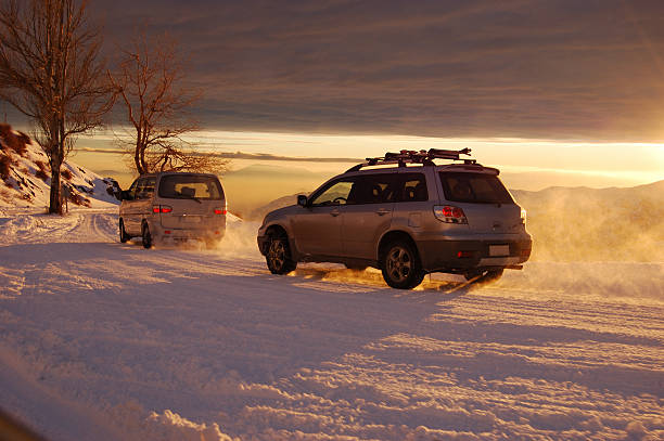 istock Cars in the snow 90891240