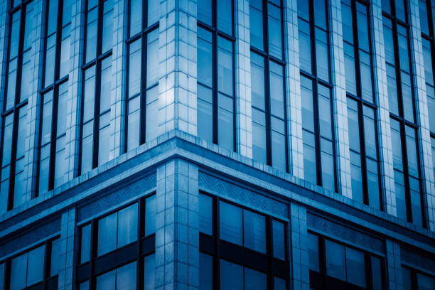 istock Detail glass building background 908916178