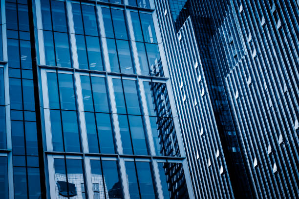 istock Detail glass building background 908916200