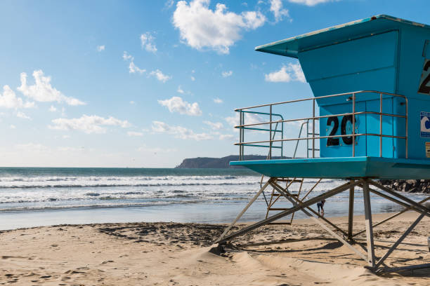 istock Lifeguard Tower Facing West in Coronado, California 908920110
