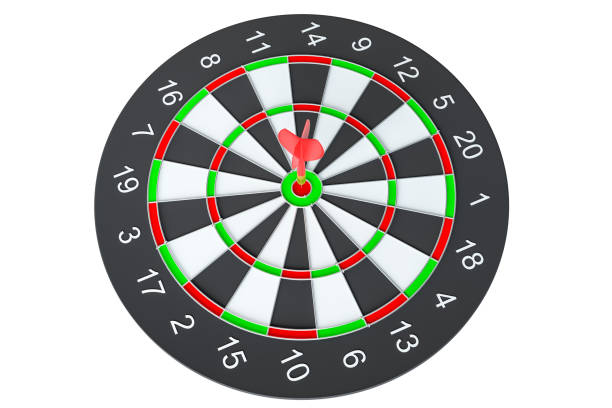 istock Target dart arrow hitting in the dartboard 908920680
