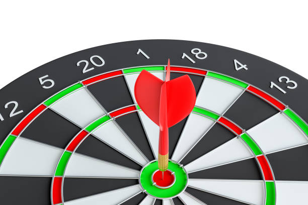 istock Target dart arrow hitting in the dartboard 908920844