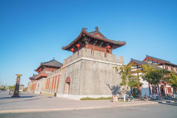 istock Ancient buildings in Nanjing China 908932416