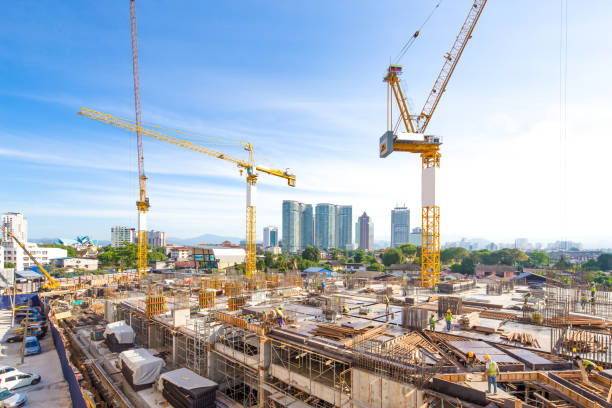 istock construction site in midtown of modern city 908936756