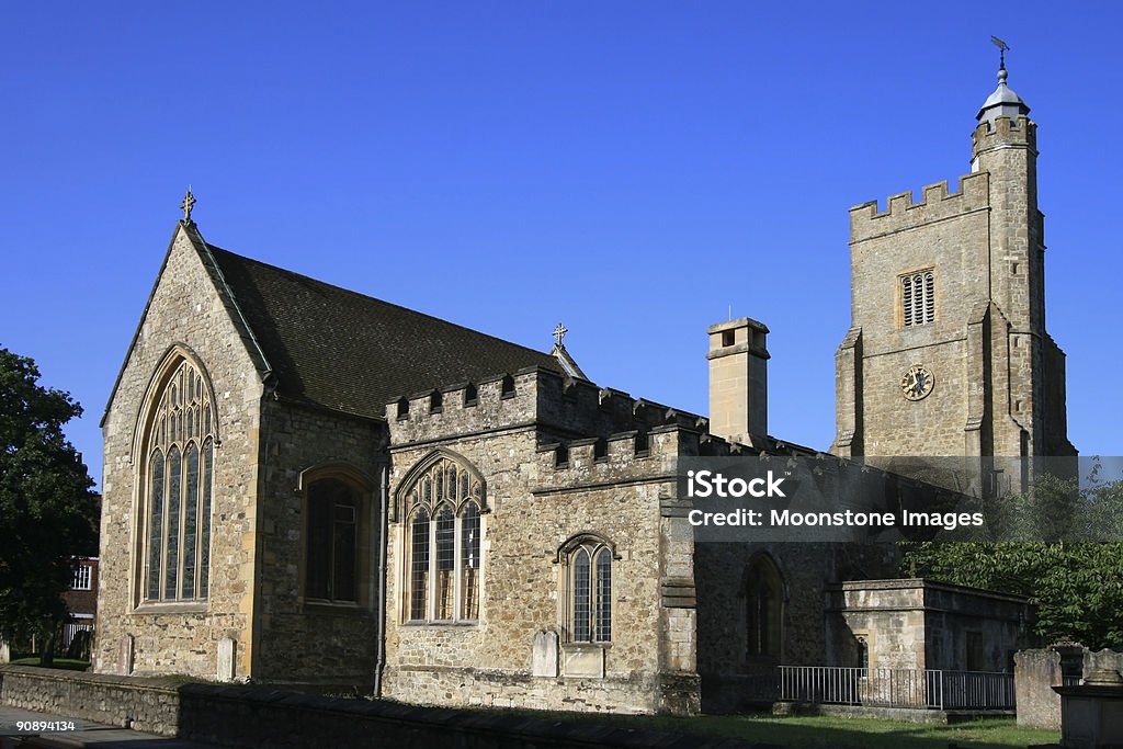 Chiesa di San Nicola di Sevenoaks, Inghilterra - Foto stock royalty-free di Sevenoaks