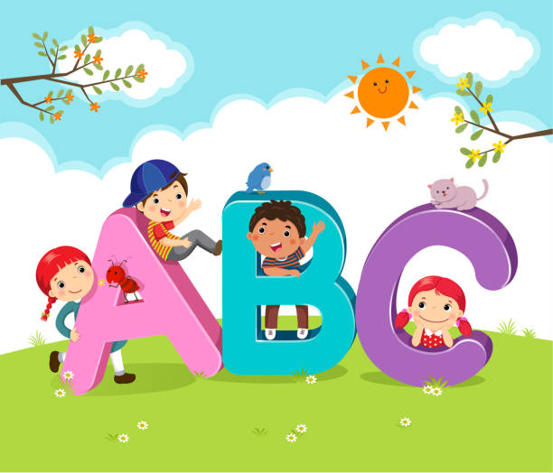 Ilustración de Niños De Dibujos Animados Con Las Letras Abc y más Vectores Libres de Derechos de Niño - Niño, Letra del alfabeto, Escuela preescolar - iStock Ilustración de Niños De Dibujos Animados Con Las Letras Abc y más Vectores Libres de Derechos de Niño - Niño, Letra del alfabeto, Escuela preescolar - iStock