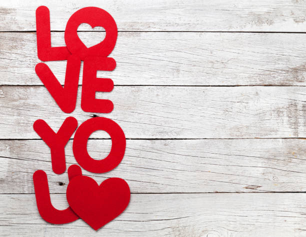 istock Valentines day greeting card with love you words 908952118