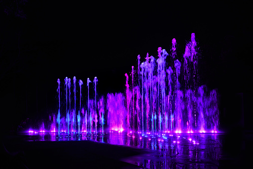 Water splash - neon color