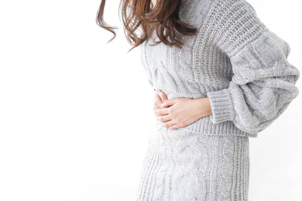 istock Woman suffering from stomachache 908964480