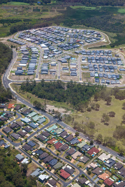 istock Australian Housing Development - Aerial view Newcastle Australia 908969378