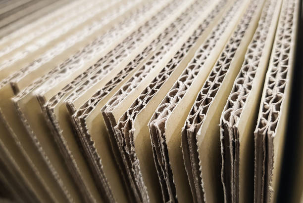istock Stacks of Carton,Paper box packing paper texture. 908971080
